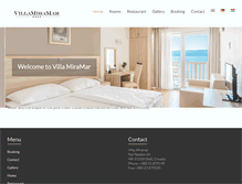 Tablet Screenshot of miramar-villa.com